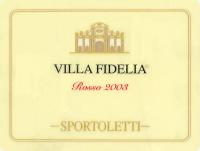 2012 Sportoletti Villa Fidelia Rosso